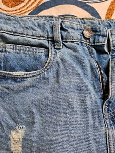 Distressed Light Wash Jeans