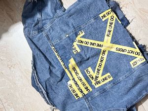 Women Crop Denim Jacket