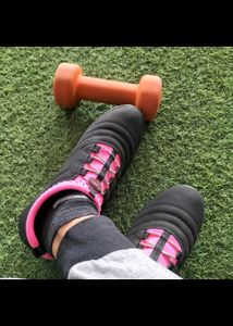 Cute Black & Pink Slip-On Sneakers