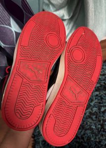 White Red Puma Original Sneakers