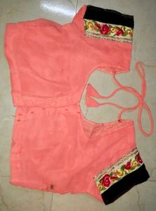 Party Wear Embroidery Saree With Blouse
