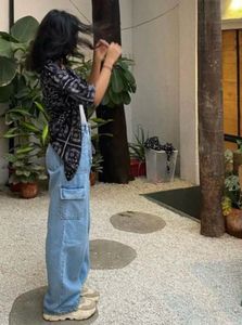 Light Wash Cargo Jeans