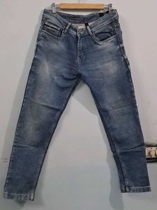 Denim Jeans 👖 (Color = Sky Bule ) [ Size = 32]