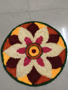 Floral Rangoli Decoration