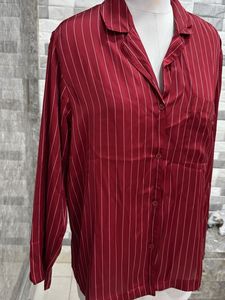 Red Satin Shirt