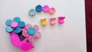Floral Hair Clip And Claws
