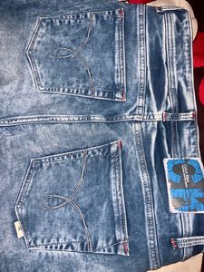 CK Brand Sky Blue Jeans For Men Length 38”