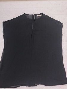 Black Sheer Blouse