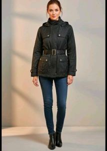 Belted Quilted Jacket