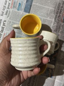 Set of 4 Ceramic Mugs