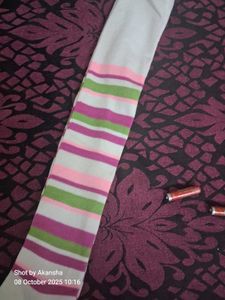 Striped Over-the-Knee Tights