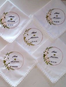 Customise  Name Hanky All😍 Digaine Embroidery