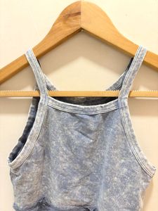 Beautiful Lace Trim Crop Tank
