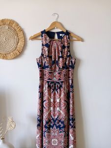 London Times Printed maxi Dress