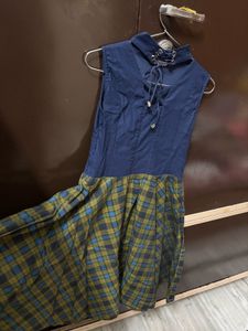 Blue Denim Style Dress
