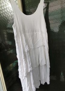 White Tiered Sundress