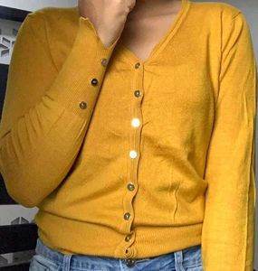Mustard Long Sleeve Top