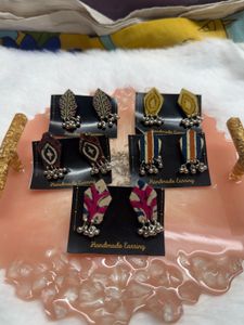 Handmade Fabric Earrings