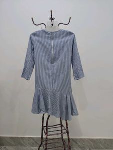 Striped Ruffle Hem Dress