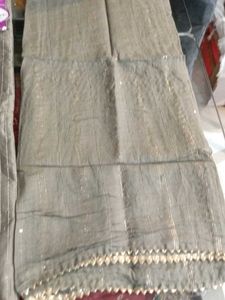 Grey &amp; Gold Salwar Kameez Unstitched