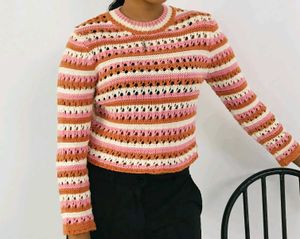Striped Knit Sweater