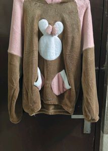 Fuzzy Bunny Hoodie