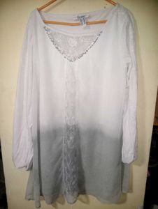 TESINI Ombre Lace Top