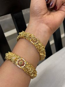 Ornate Gold-Tone Bangle