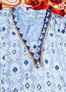 Elegant Blue kurti set