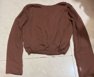 Sassafraz Brown Knot Top