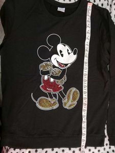 DISNEY Unisex Black Sweatshirt