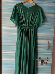 Emerald Green Sequin Dress