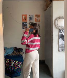 Striped Knit Sweater