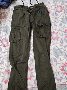 Olive Green Cargo Pants