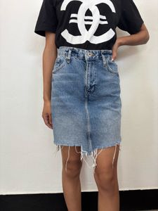 Denim Mini Skirt