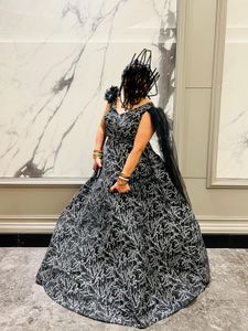 Black Color Gown For Wedding On Sale
