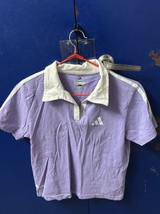 Adidas Lavender Polo Shirt