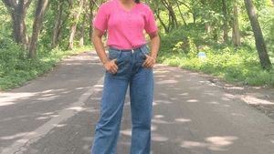 wide leg dark blue jeans all size available new