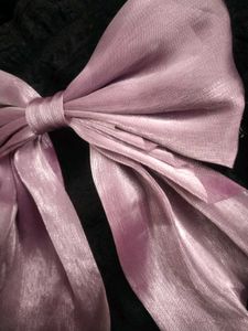 Handmade Elegant Lavender Hair Bow