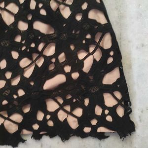 Lace Strapless Mini Dress