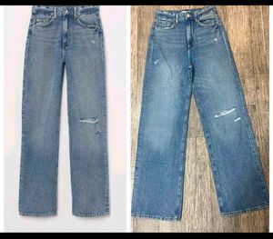 h&m wide leg jeans