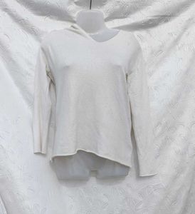 Cozy V-Neck Hoodie Sweater 🤍