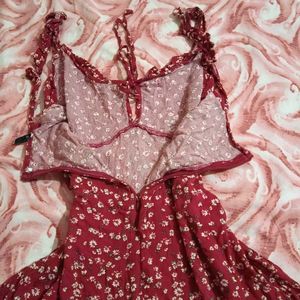 Cutesy Red Mini Dress🍒
