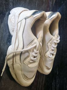 White Sports Shoes Women