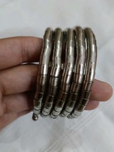 Silver Tone Bangle Bracelet