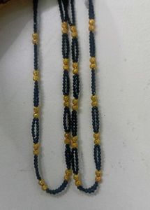 Beaded Black Necklace