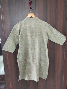Formal Khadi Type Kurti Or Long Top With Long Sleeves