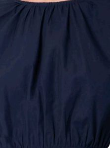 Navy cut out back mini skater dress