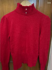 Red Turtleneck Sweater