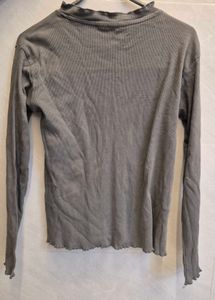 Roadster High Neck Gray Top